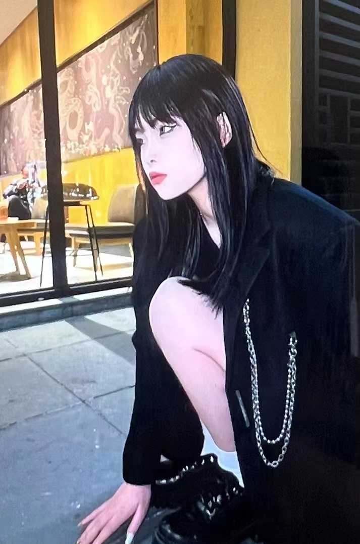 很飒的一个女孩